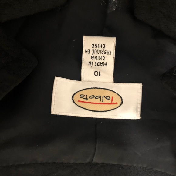Talbots black dress jacket Designer quality - Picture 2 of 3